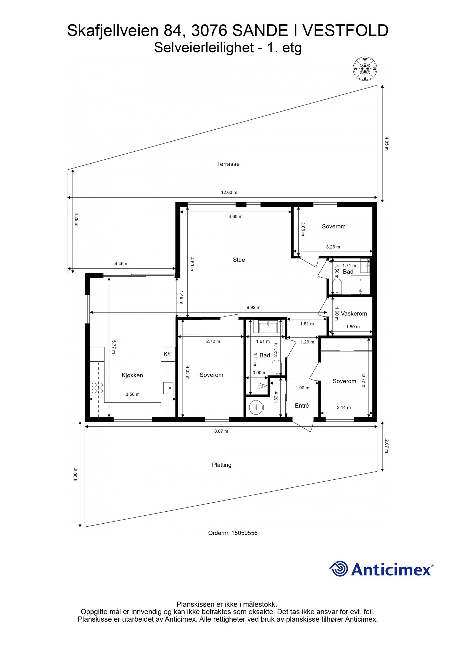 Plantegning. Galleribilde