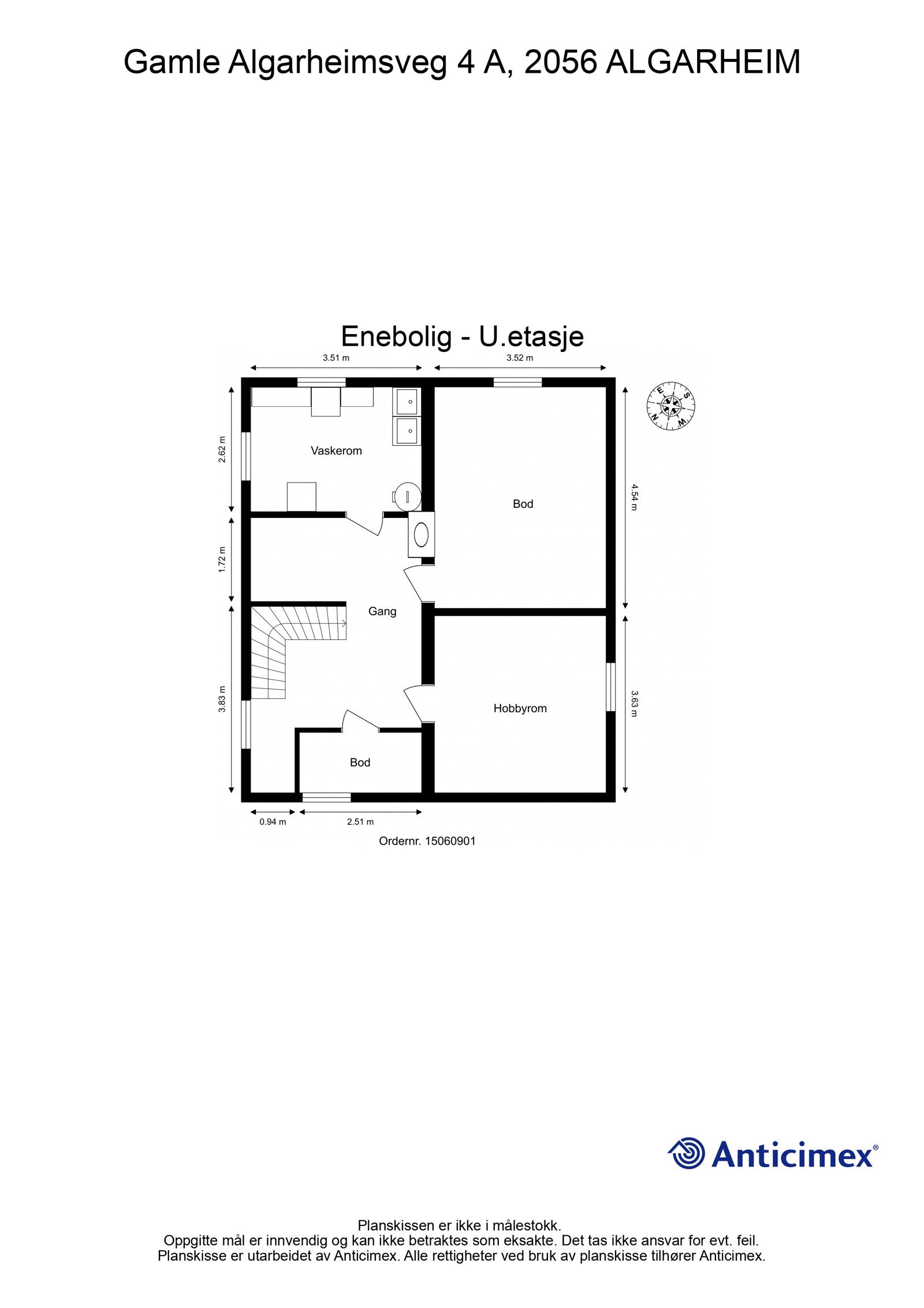 Plantegning kjelleretasje. Galleribilde