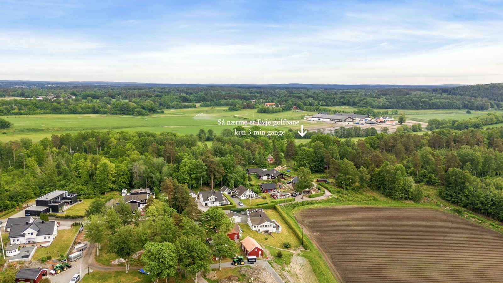 Til golfbanen er det faktisk kun 3 minutter gange! Galleribilde