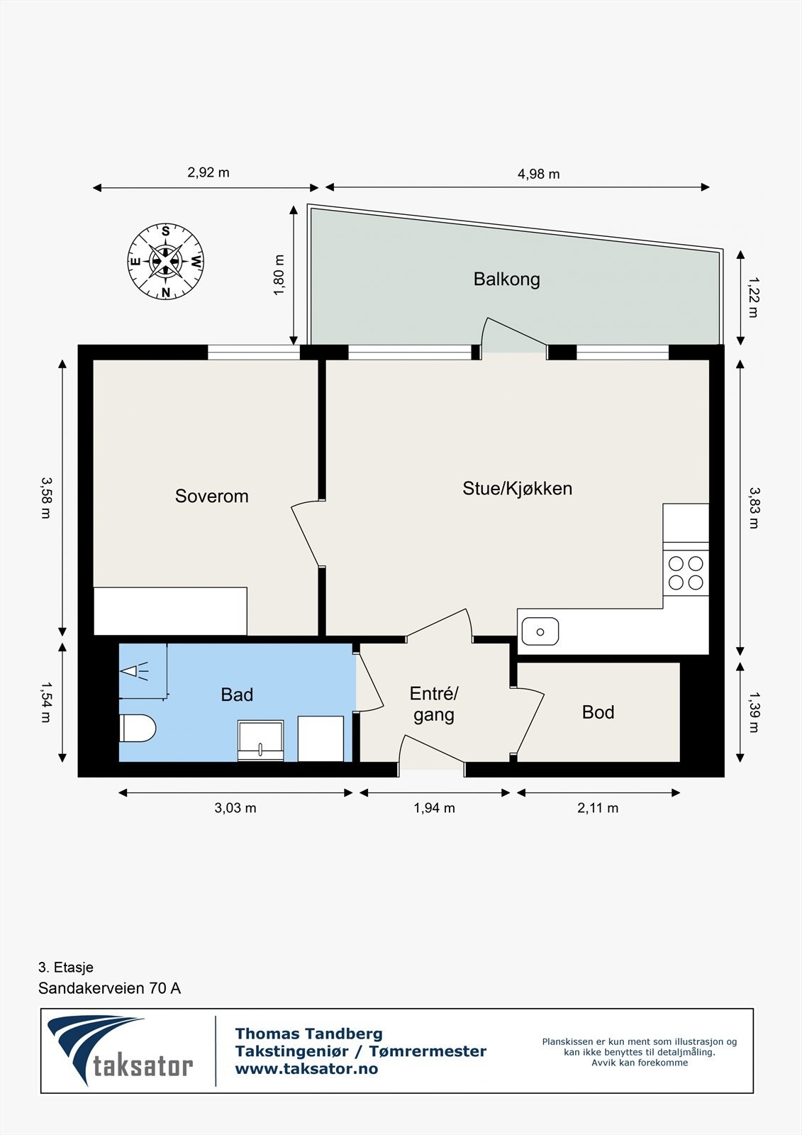 Sandakerveien 70 A - 3. Etasje Galleribilde