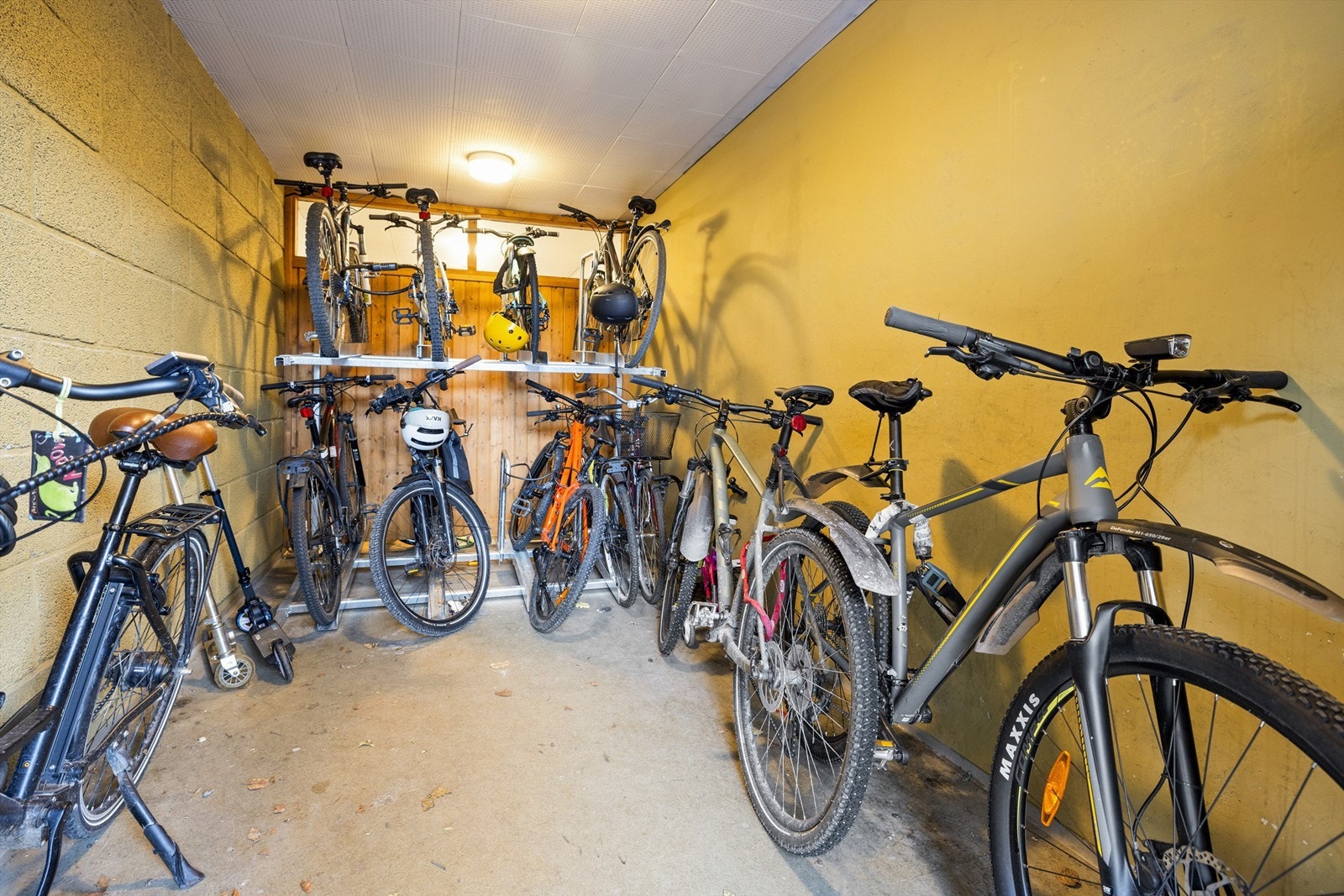 Felles sykkelrom Galleribilde