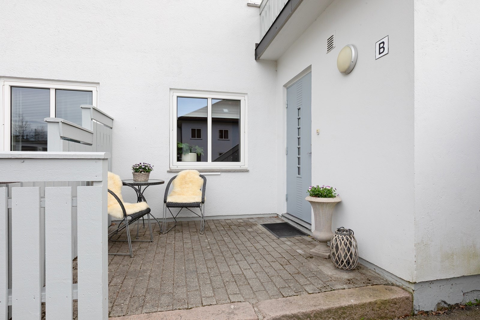 Pent opparbeidet inngangsparti Galleribilde