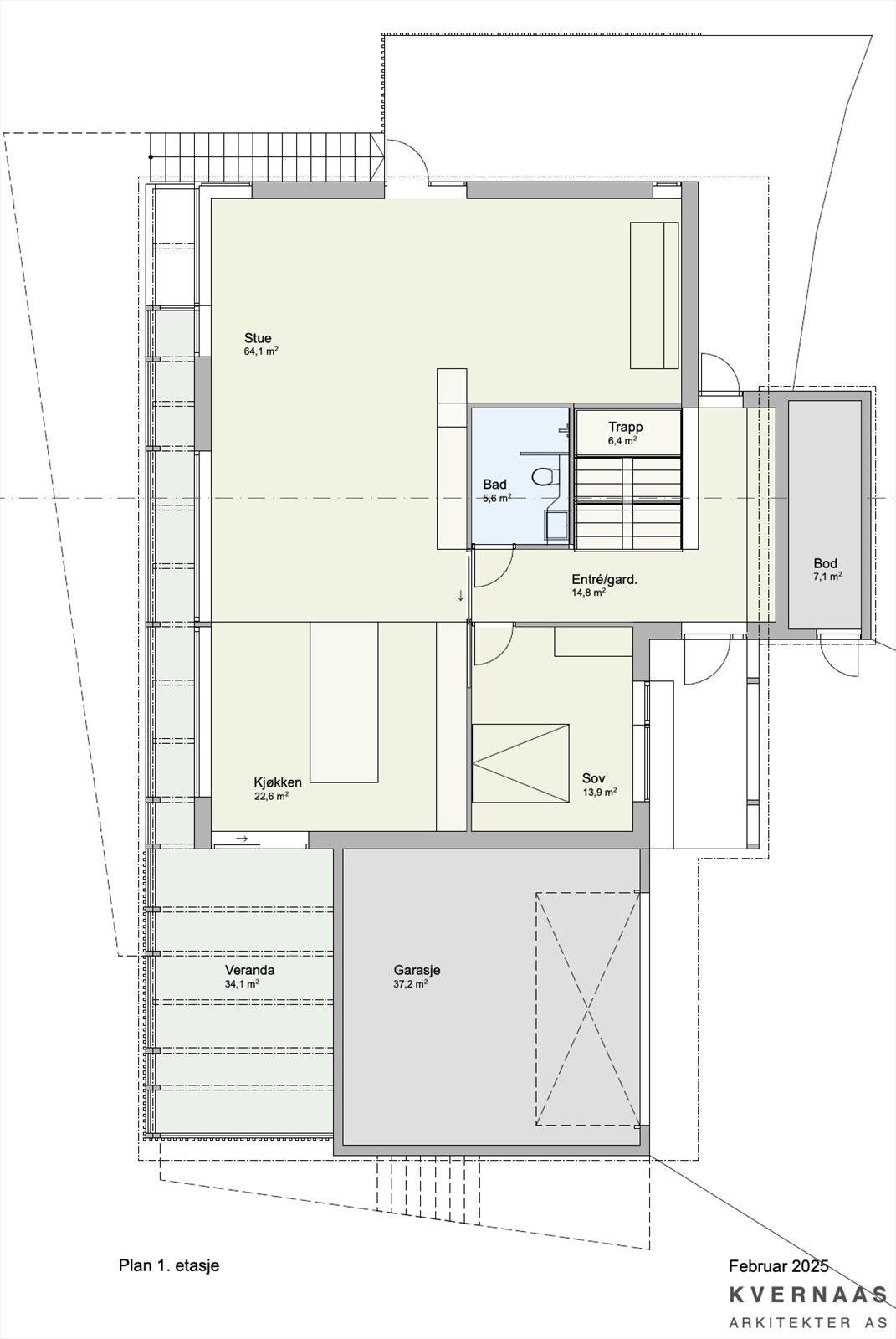 Mulighetsstudie - 1. etg. Galleribilde
