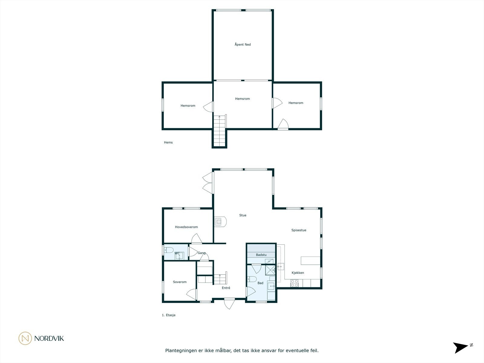 Oversikt plantegninger Galleribilde