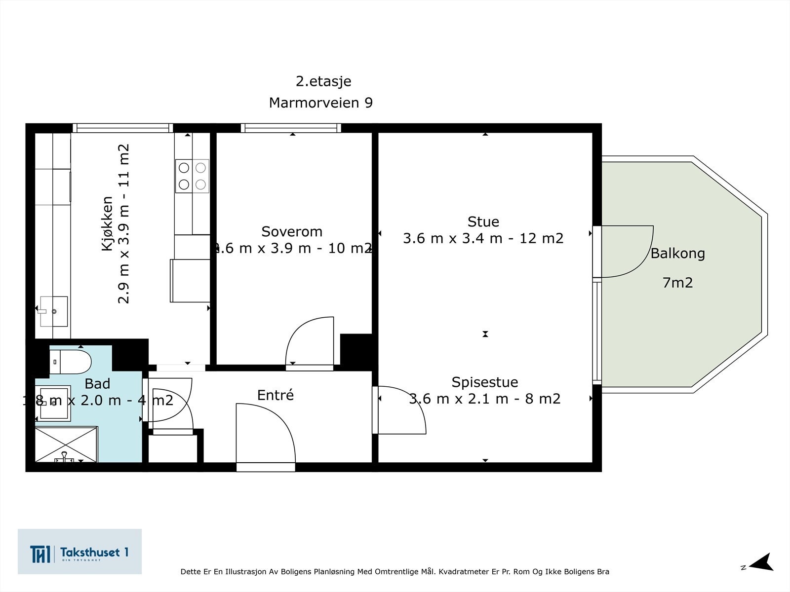 Plantegning Galleribilde