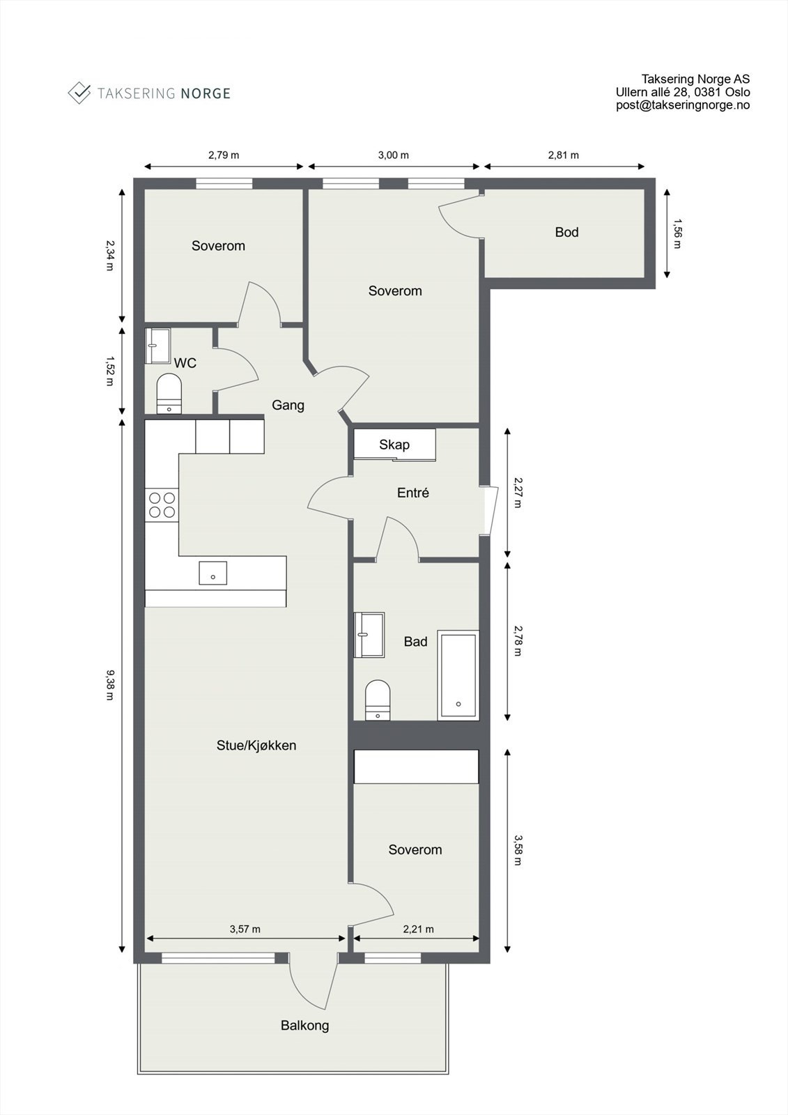 Plantegning Galleribilde