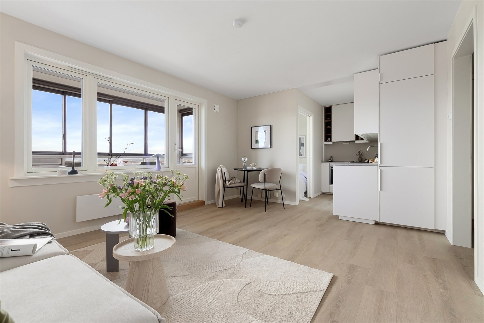 Lys og innbydende leilighet oppusset i 2024/25. Galleribilde