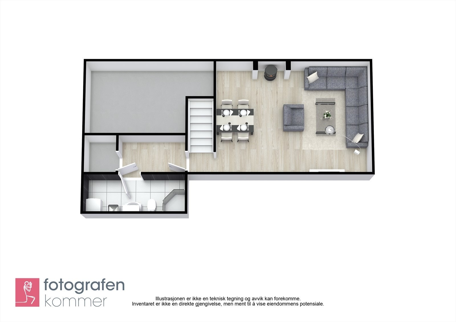 Floorplan letterhead - Terneveien 4D - Level 3 - 3D Floor Plan.jpg Galleribilde
