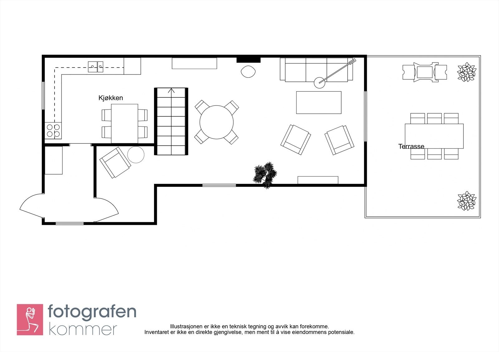 Floorplan letterhead - Terneveien 4D - Level 1 - 2D Floor Plan.jpg Galleribilde