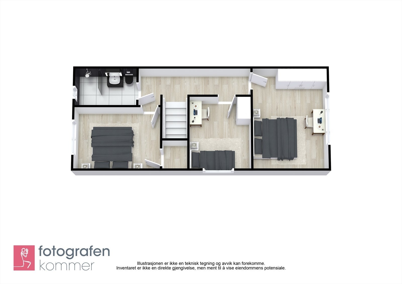 Floorplan letterhead - Terneveien 4D - Level 2 - 3D Floor Plan.jpg Galleribilde