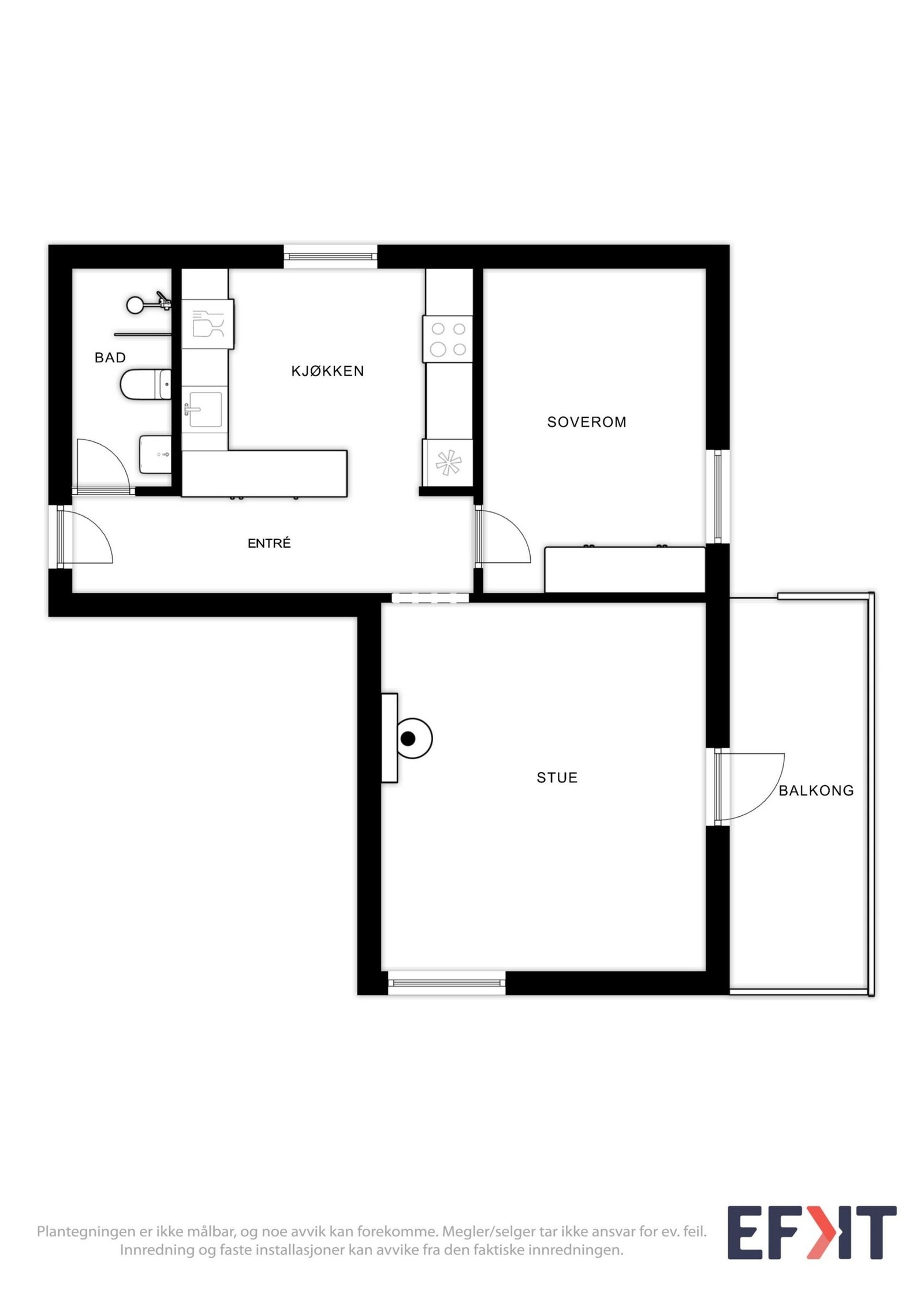 Plantegning Galleribilde