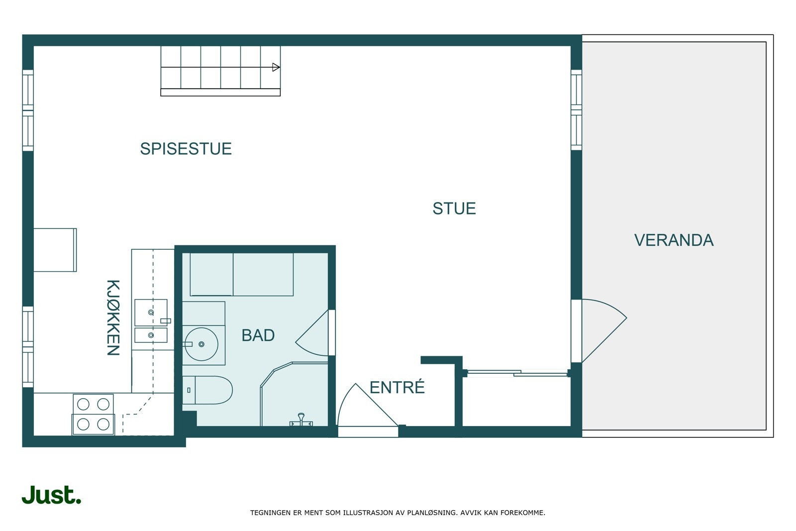 Planskisse 2. etasje Galleribilde