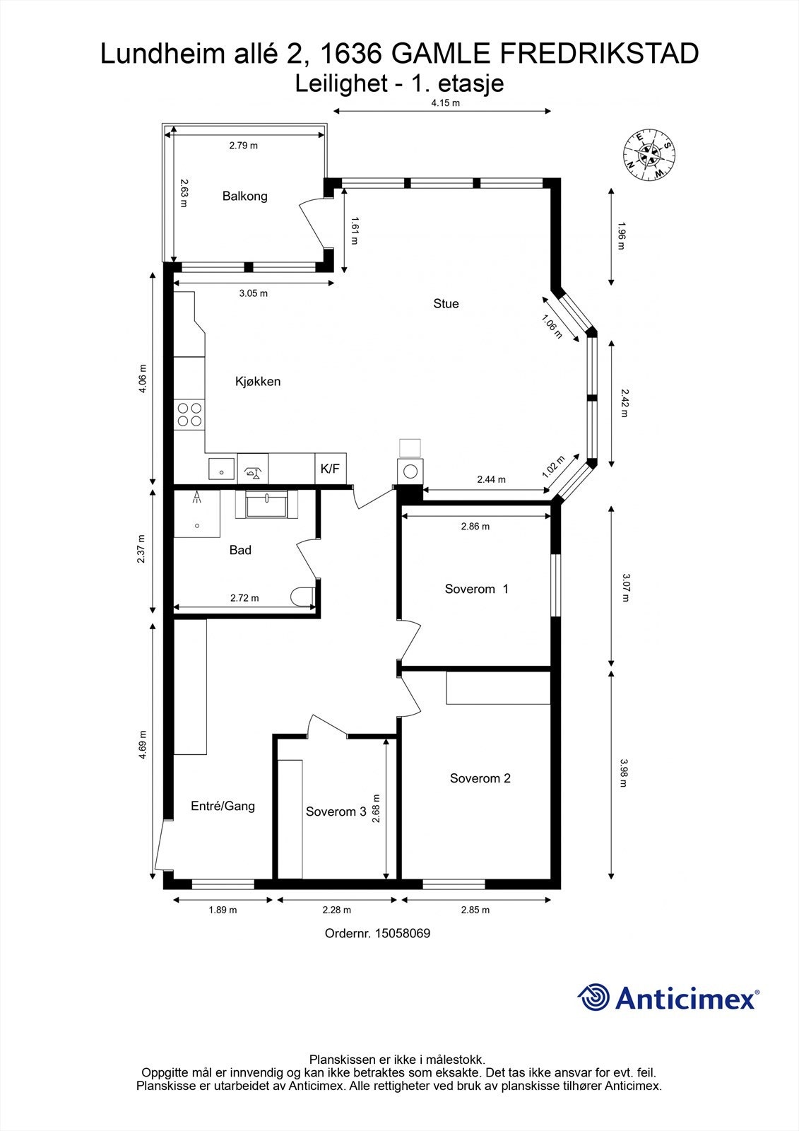 Plantegning Galleribilde
