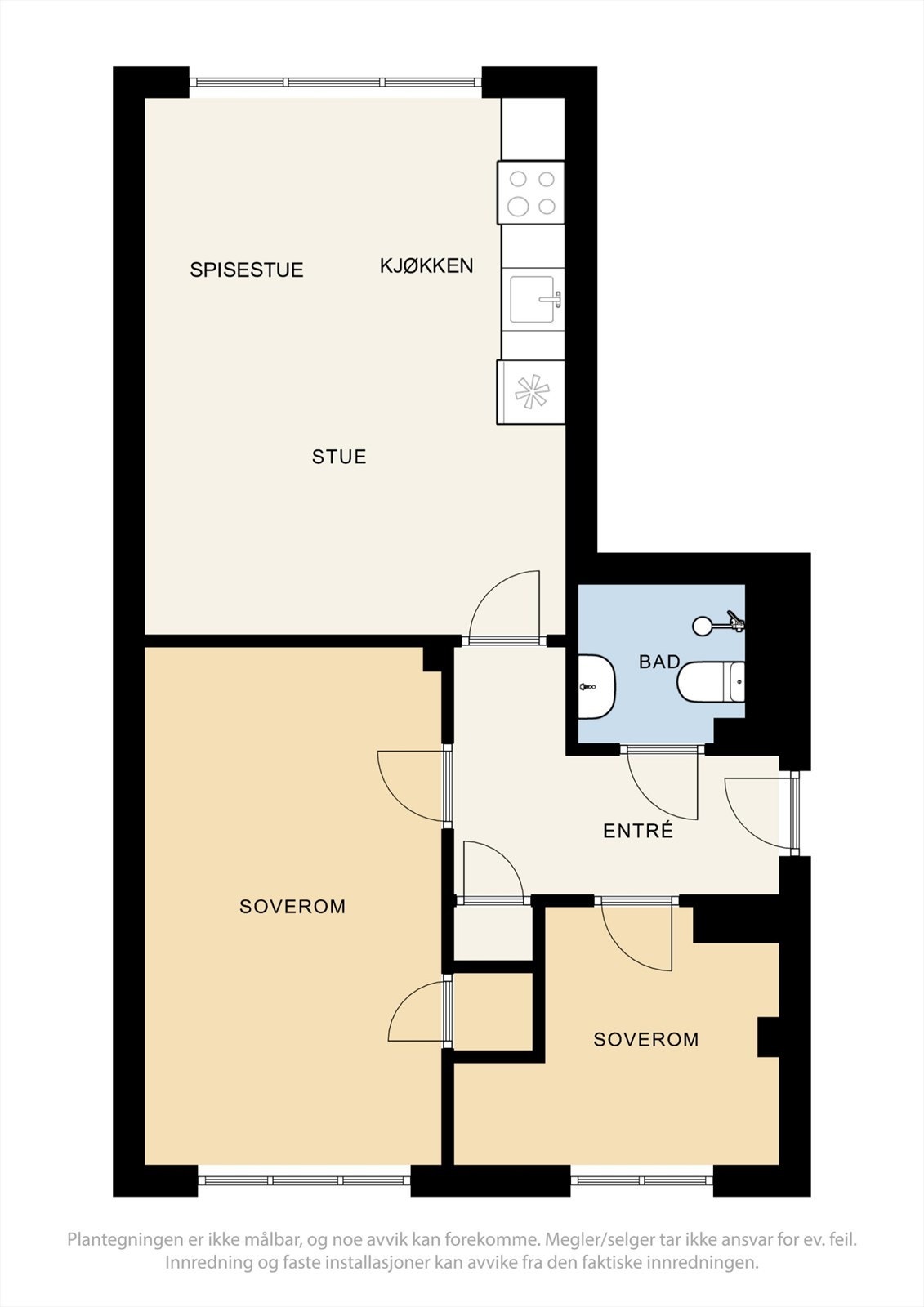 Plantegning Galleribilde