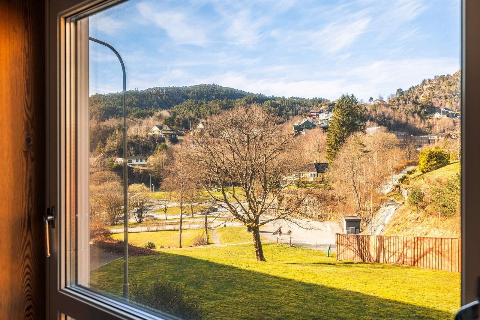 Utsikt fra soveromsvinduet. Galleribilde