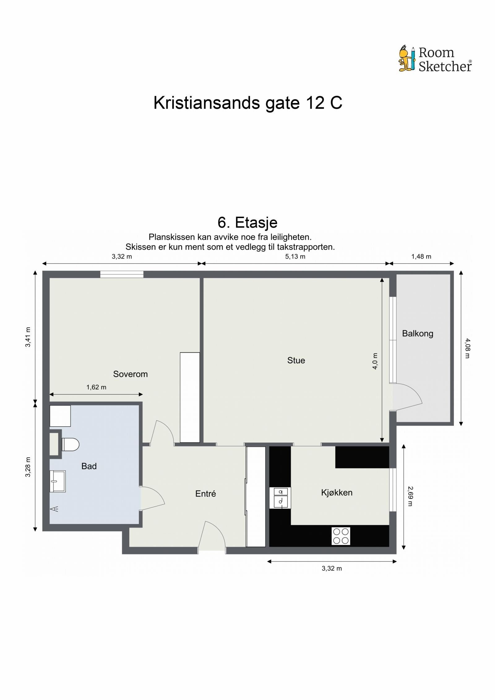 Plantegning Galleribilde
