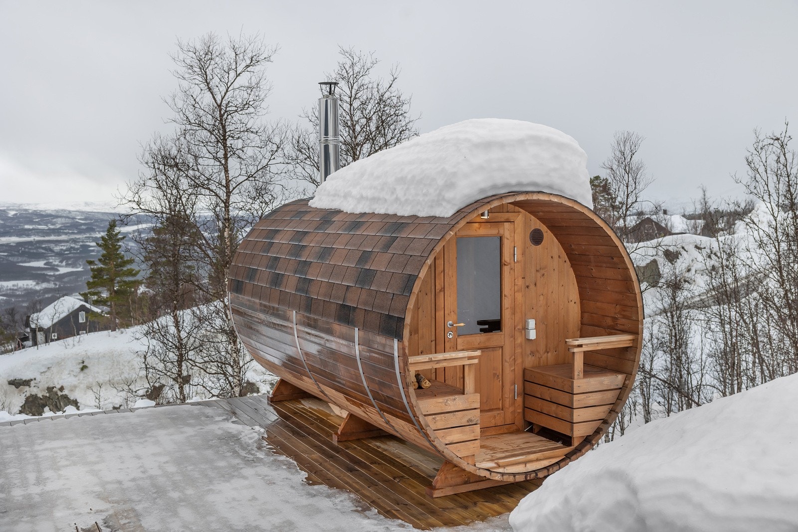 Badstu ved balkongen Galleribilde