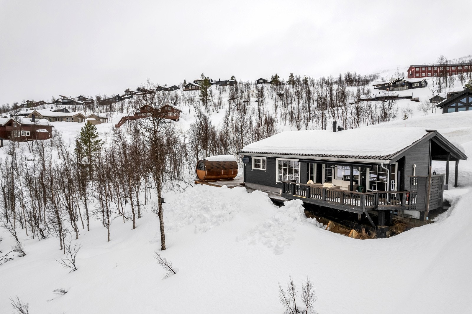 Fasade og tomt Galleribilde