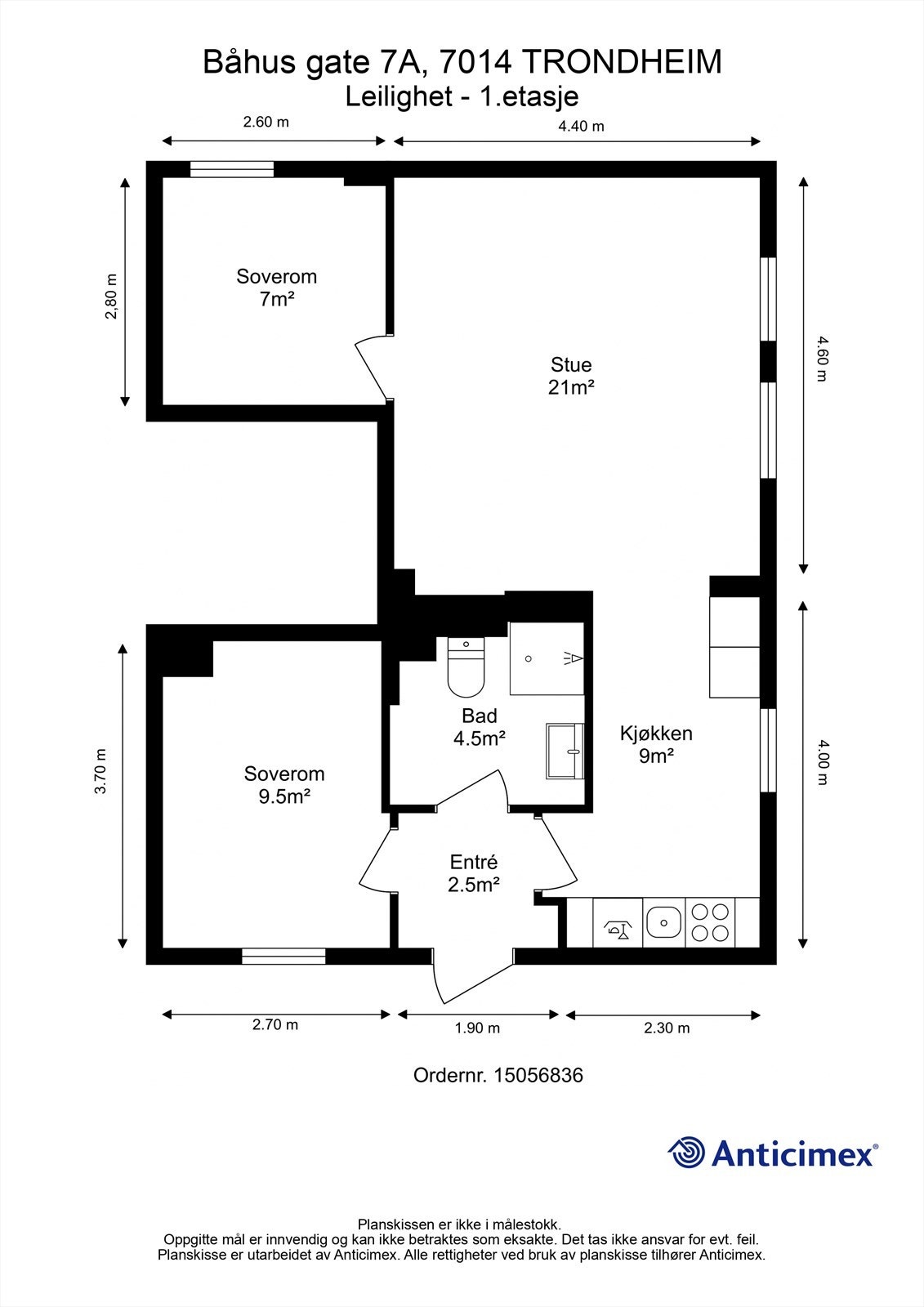 Planskisse. Galleribilde