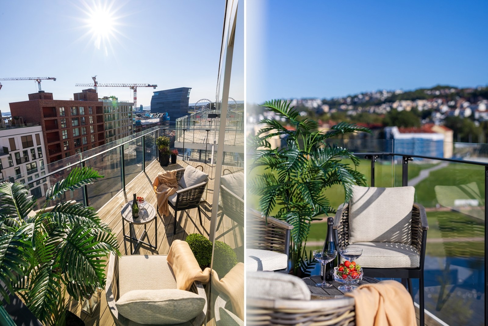 Herlig utsikt i begge retninger Galleribilde