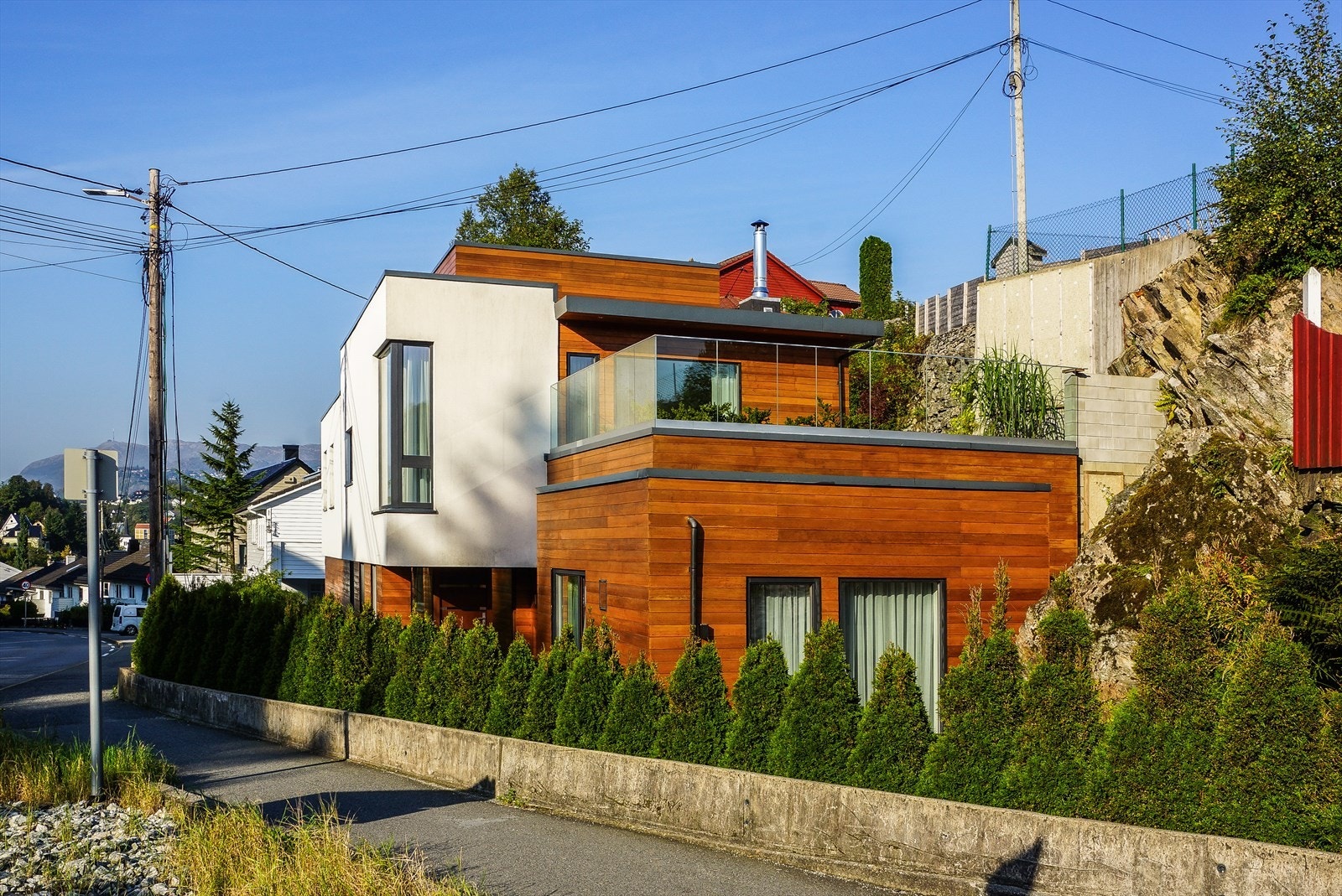 - Moderne fasade med funkis design - Galleribilde