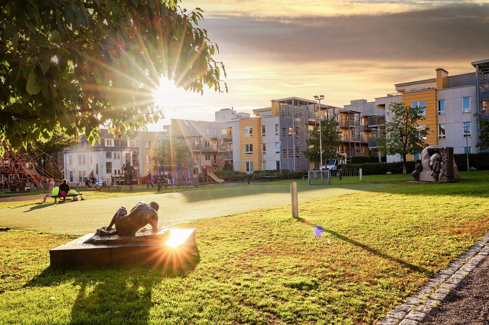 Hyggelige Lørenparken ligger like rundt hjørnet Galleribilde