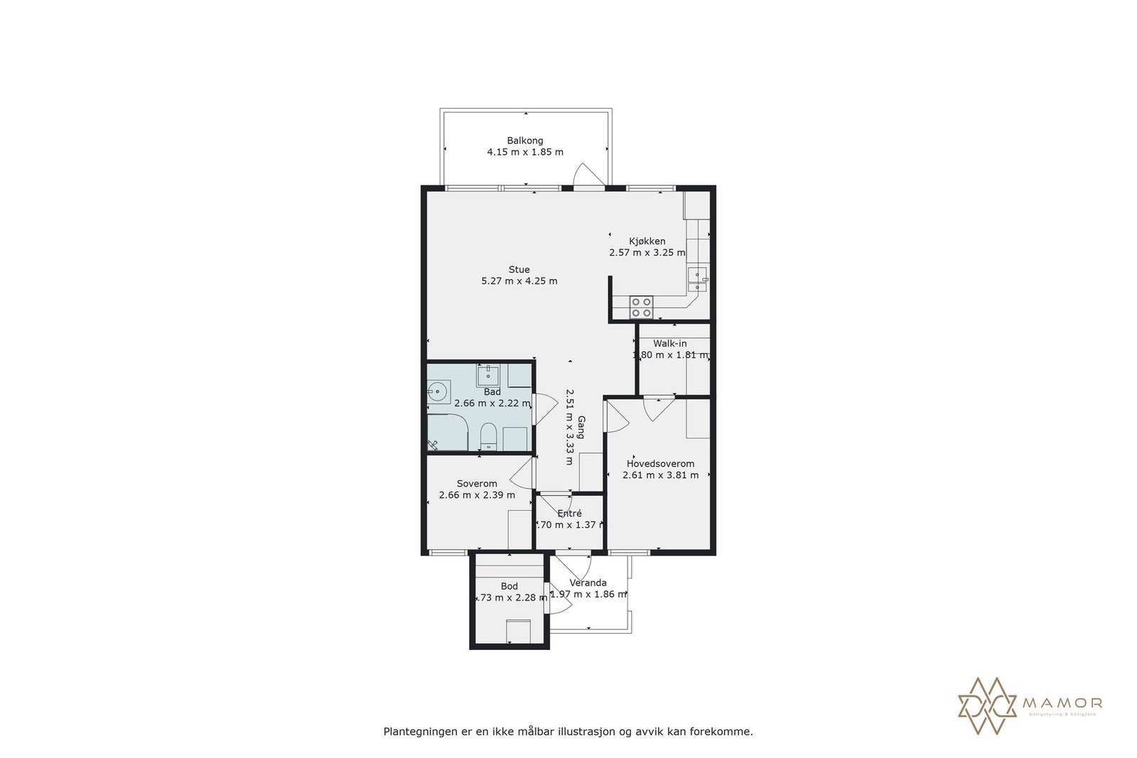 Plantegning Galleribilde