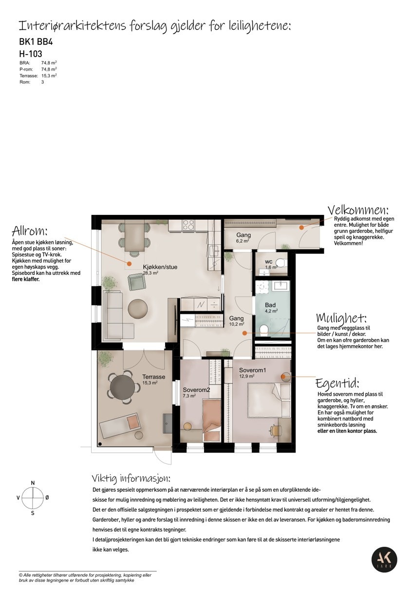 Plantegning Galleribilde