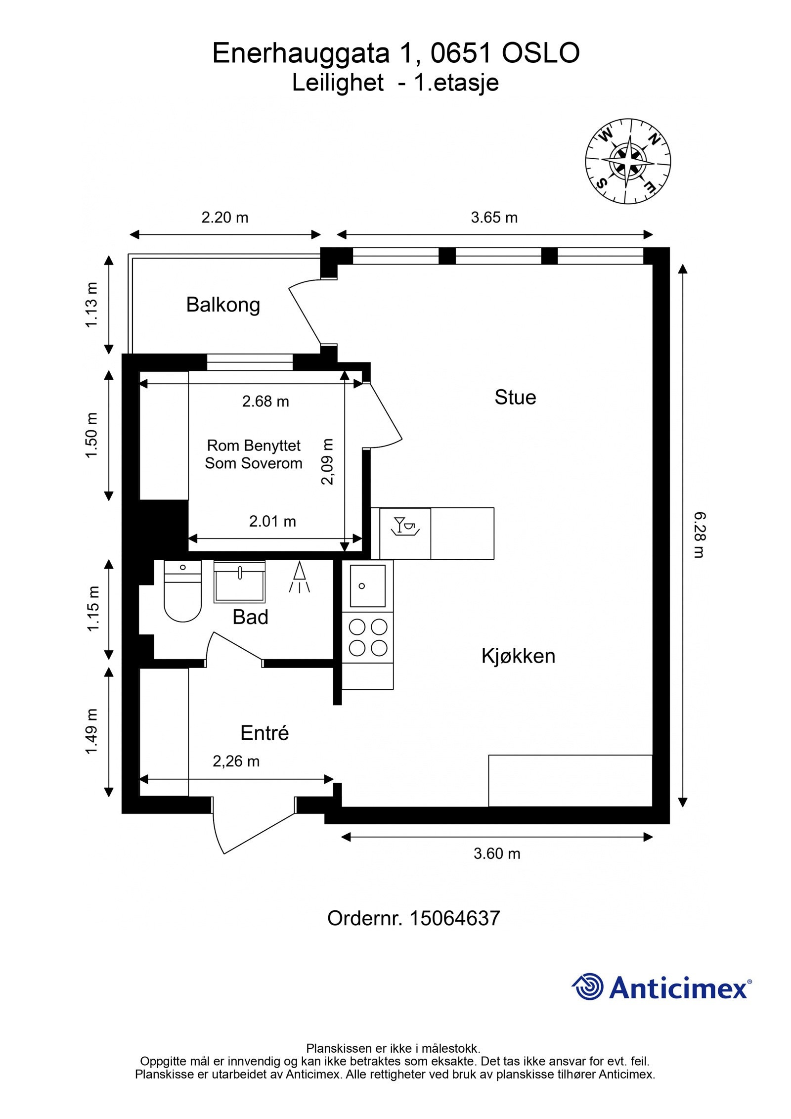 Plantegning Galleribilde