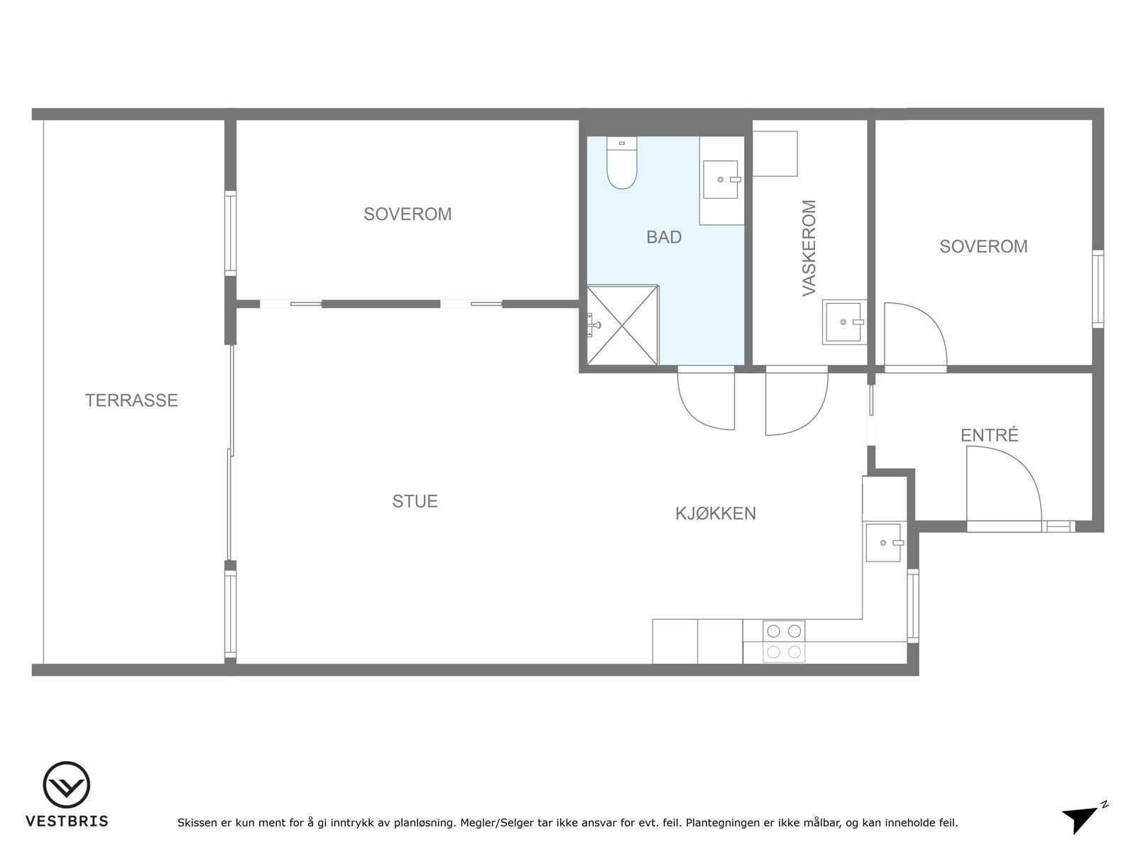Plantegning. Galleribilde