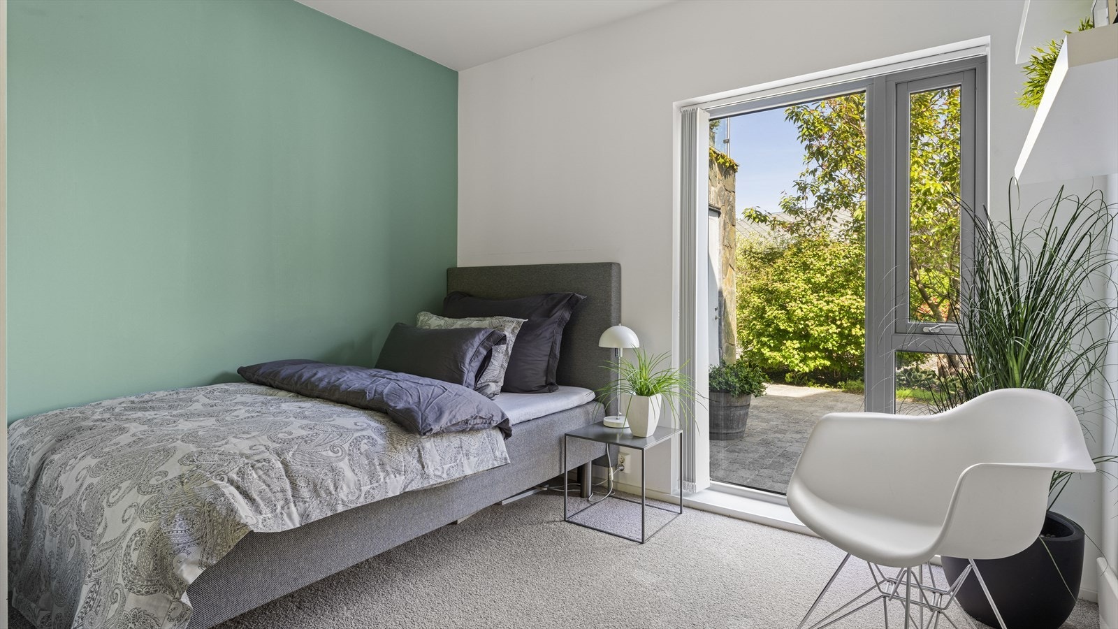 Et av boligens mange soverom. Galleribilde