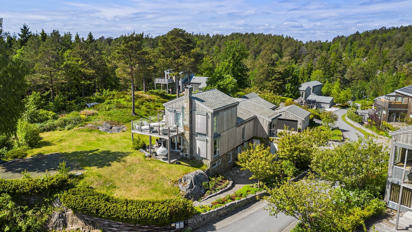 Dronefoto. Galleribilde