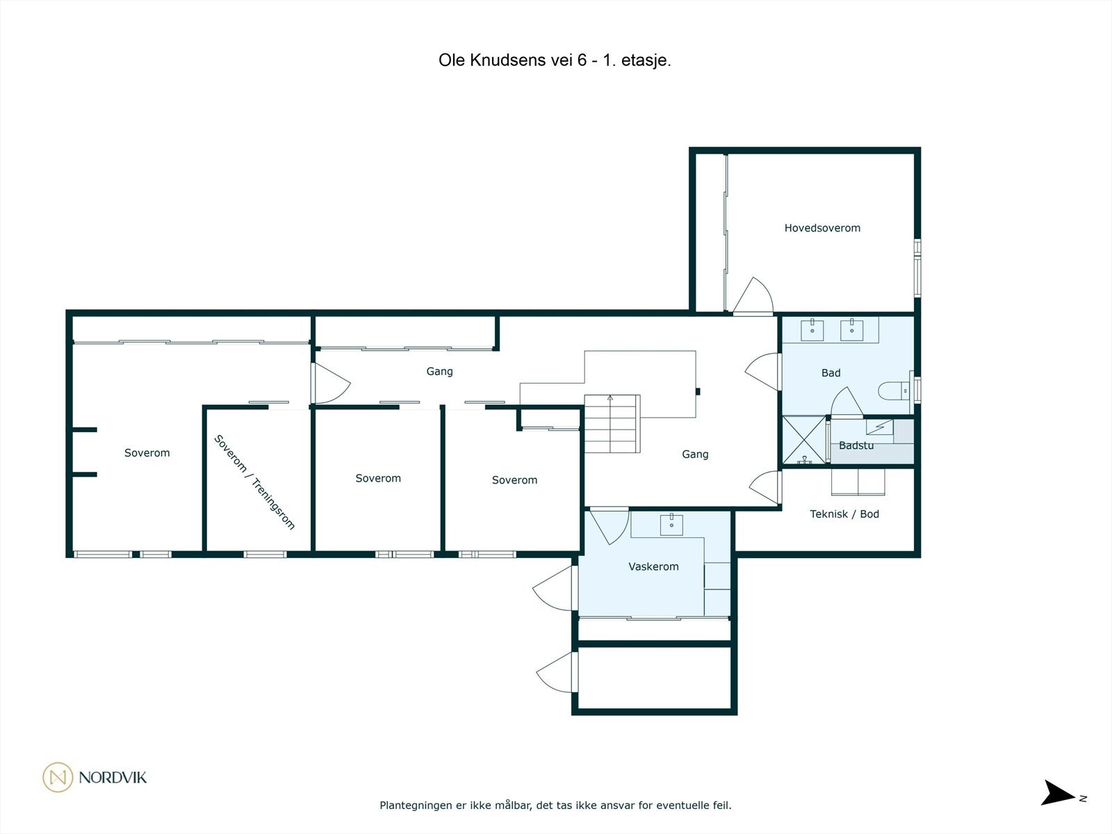Plan 1 etasje Galleribilde