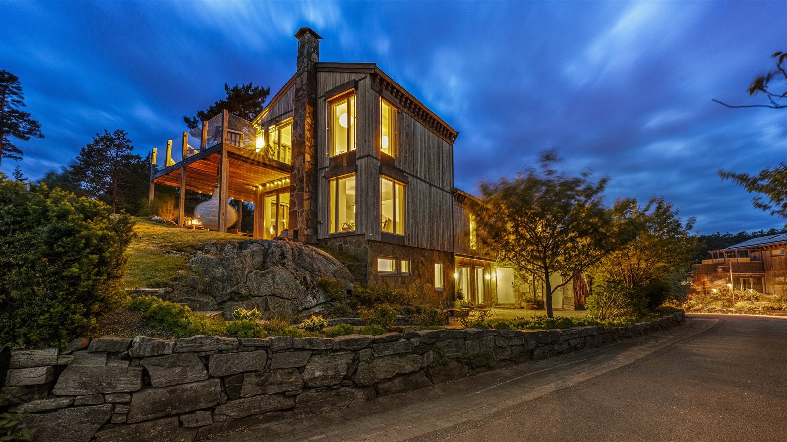 Blåtimen. Galleribilde