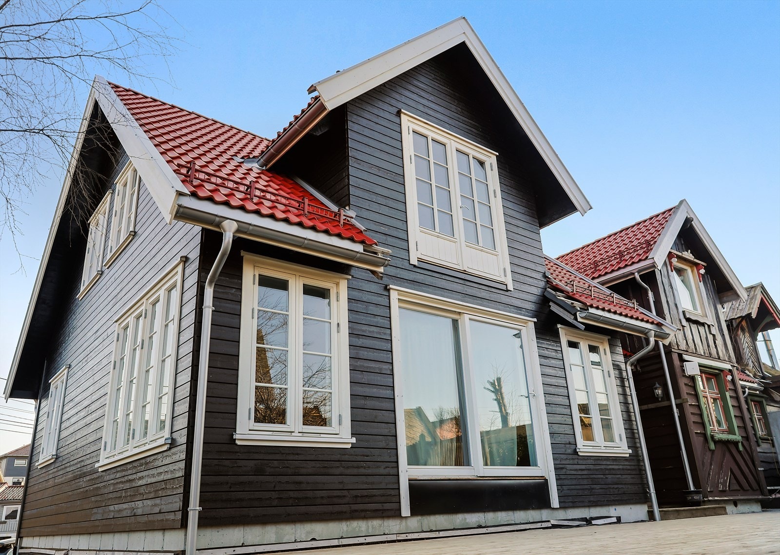 Fasade mot sørvest og nordvest. Galleribilde