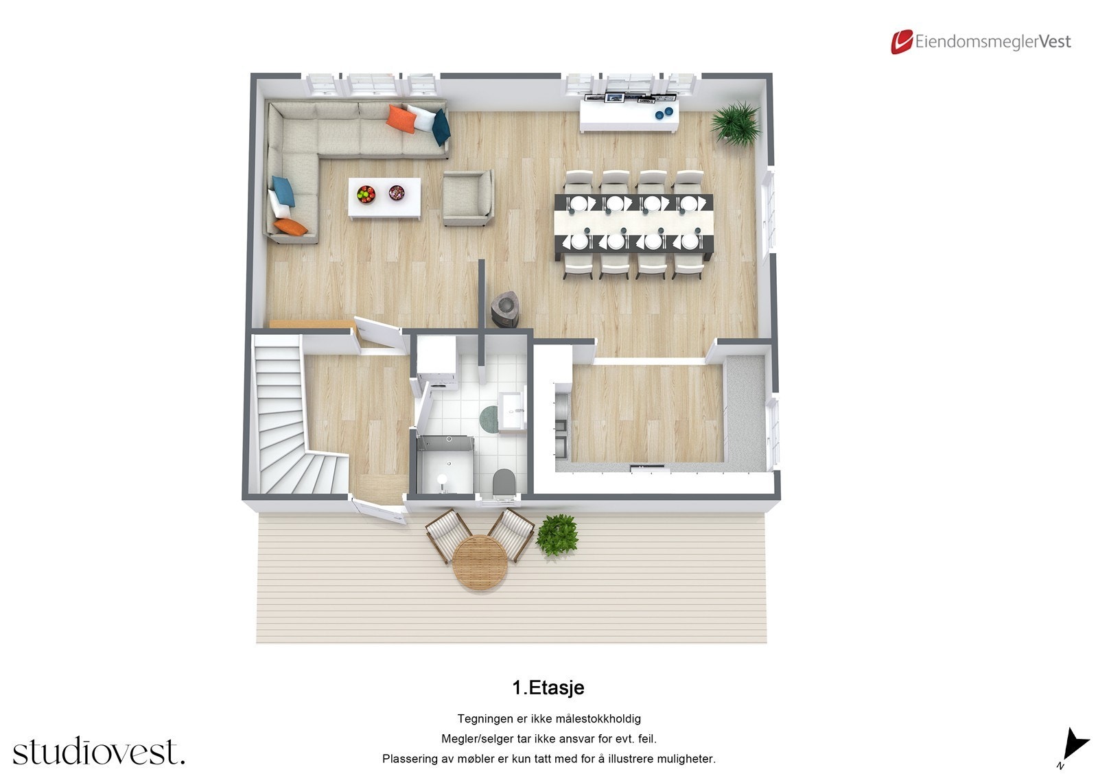 Planskisse Galleribilde