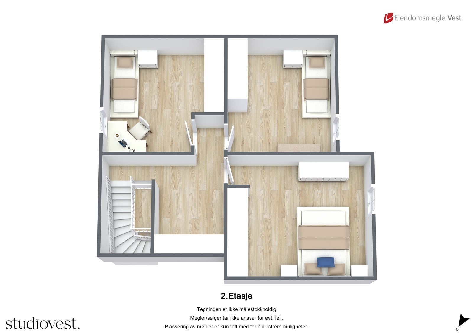 Planskisse Galleribilde