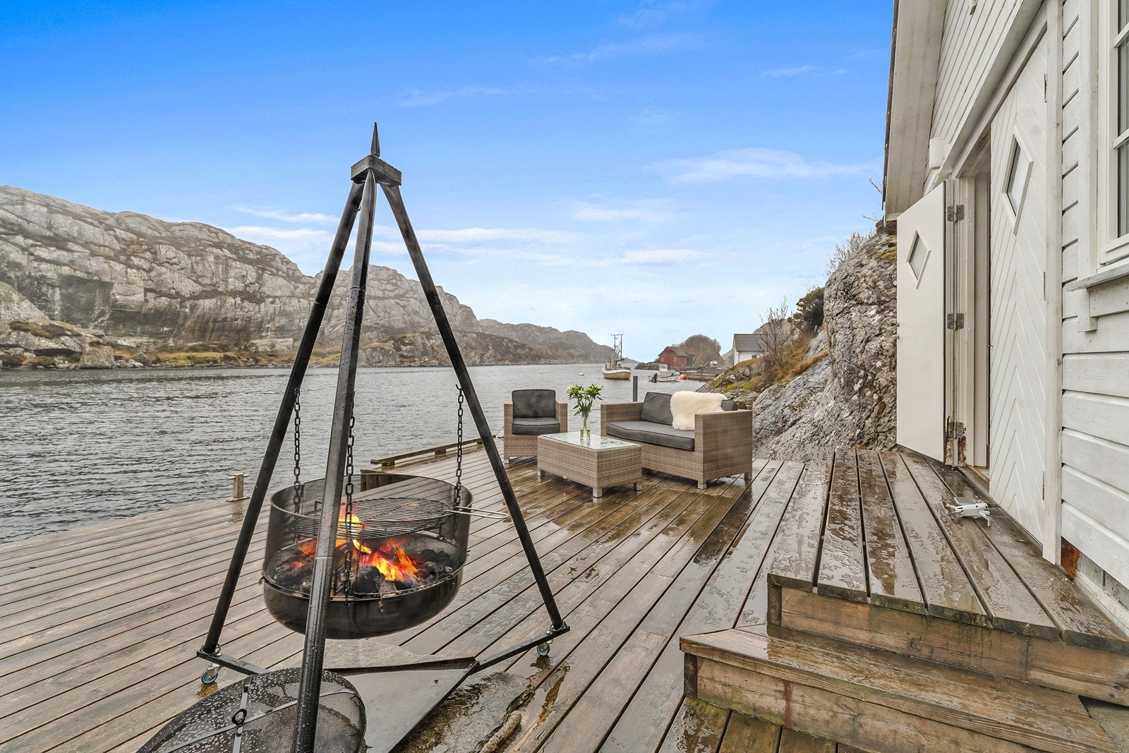 Her kan man virkelig nyte fine sommerdager Galleribilde