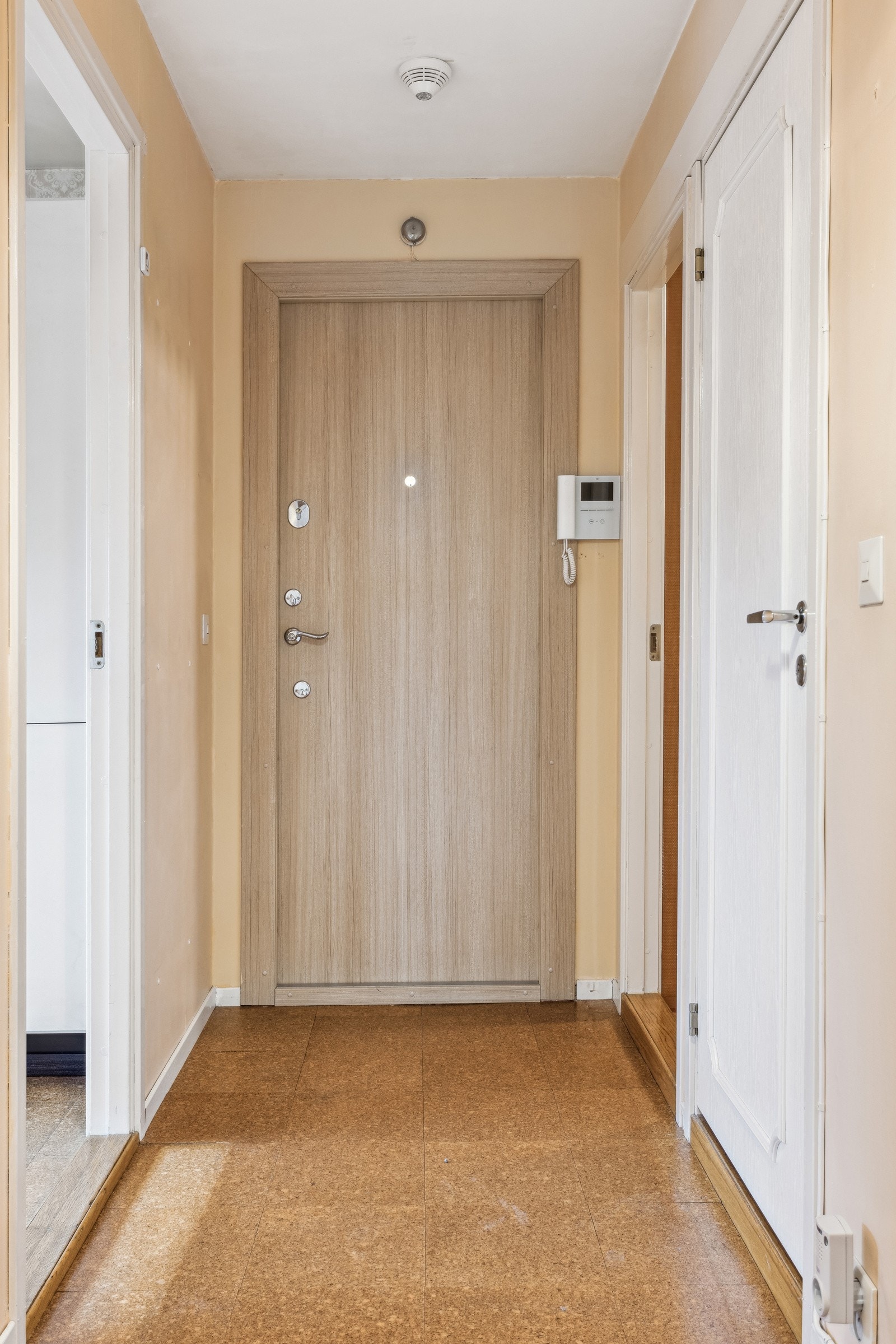 Entré med nyer dør med dørcalling. Galleribilde