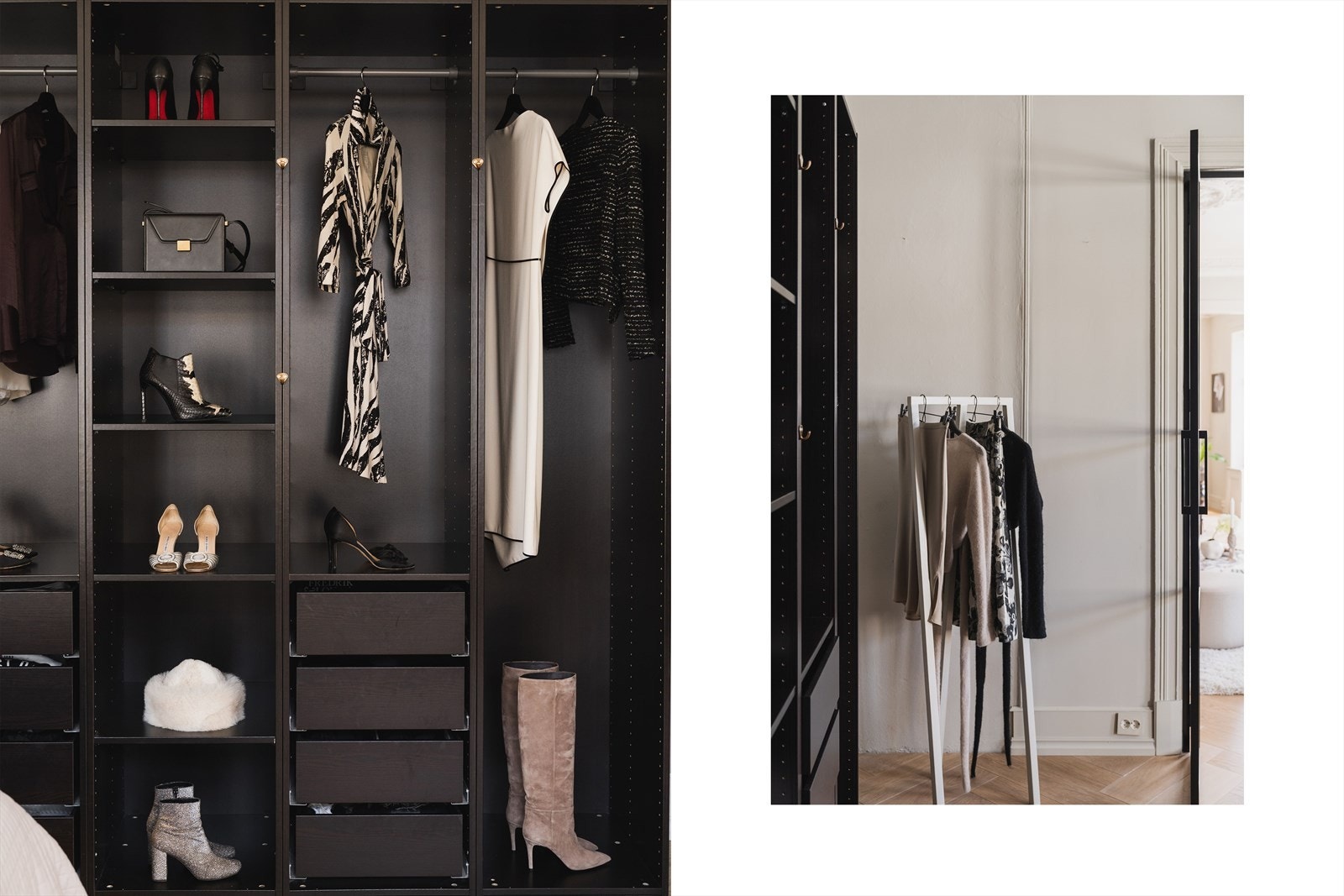 Soverommet gir rikelig med plass til garderobeløsning og stor seng. Galleribilde