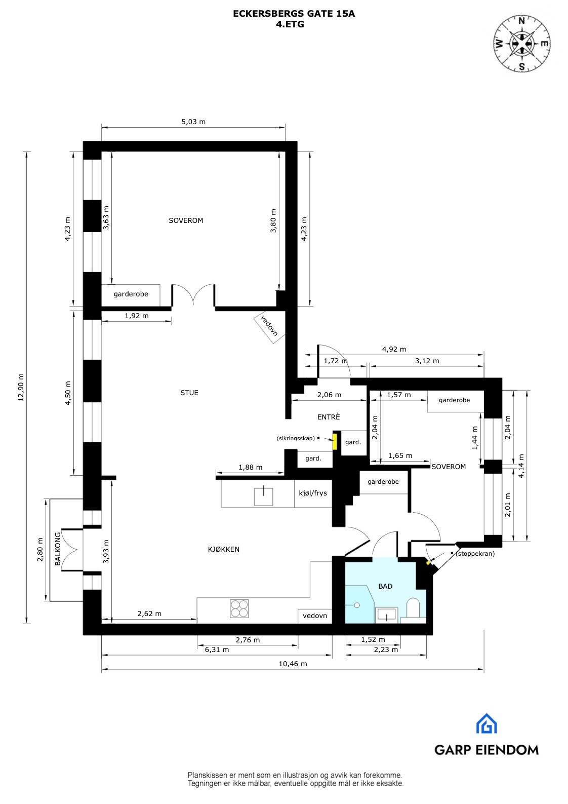 Planløsning. Galleribilde