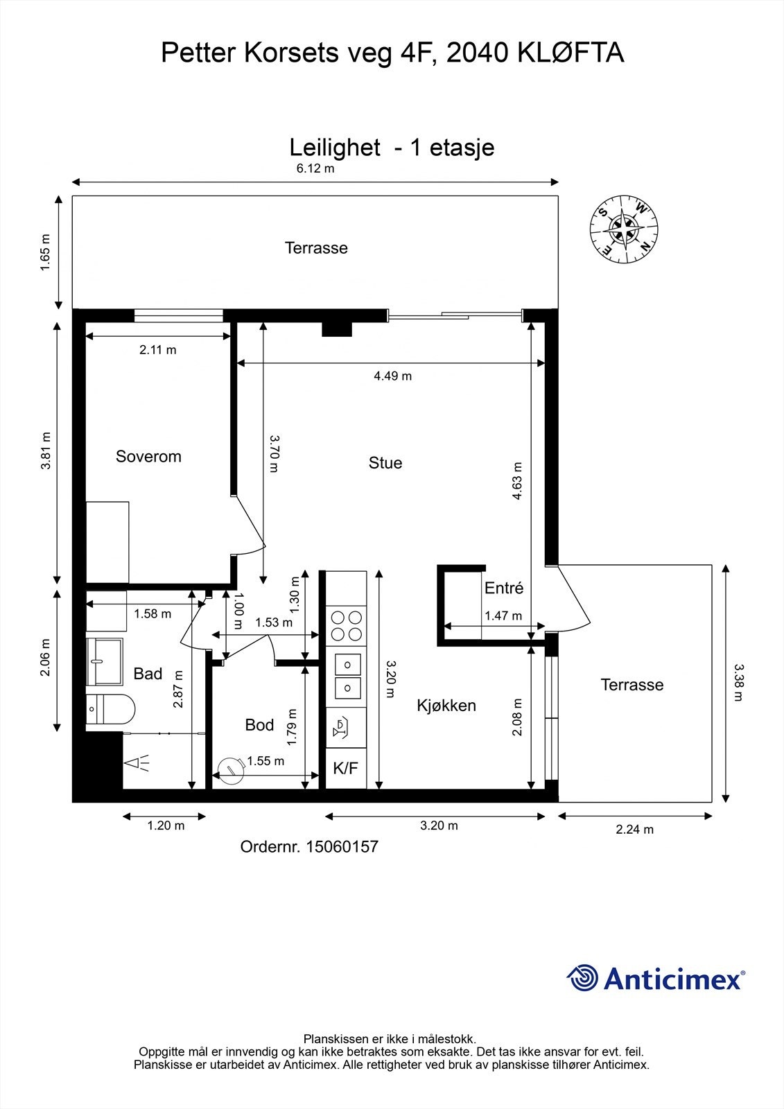 Plantegning Galleribilde