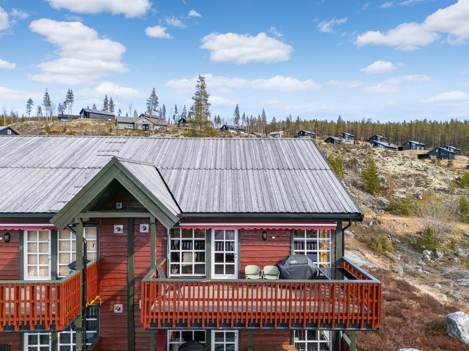 Leiligheten ligger flott til midt mellom Hemsedal og Gol. Galleribilde