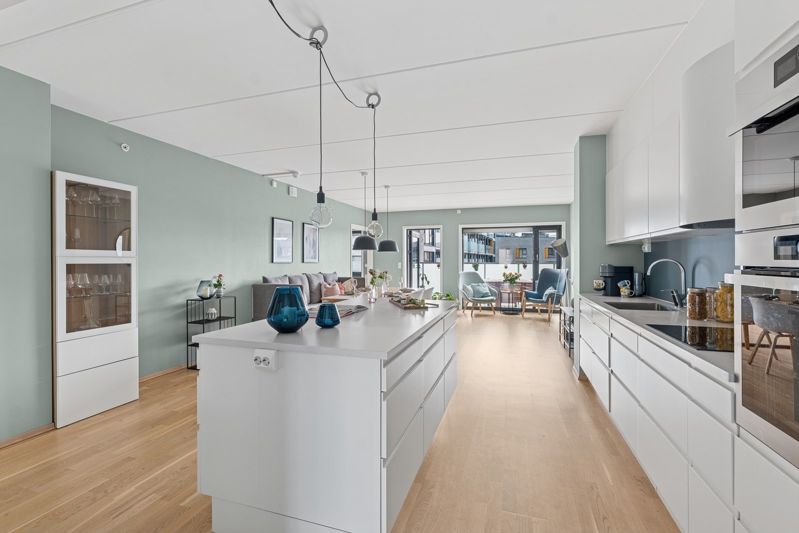 Vannbåren varme og balansert ventilasjon i leiligheten Galleribilde