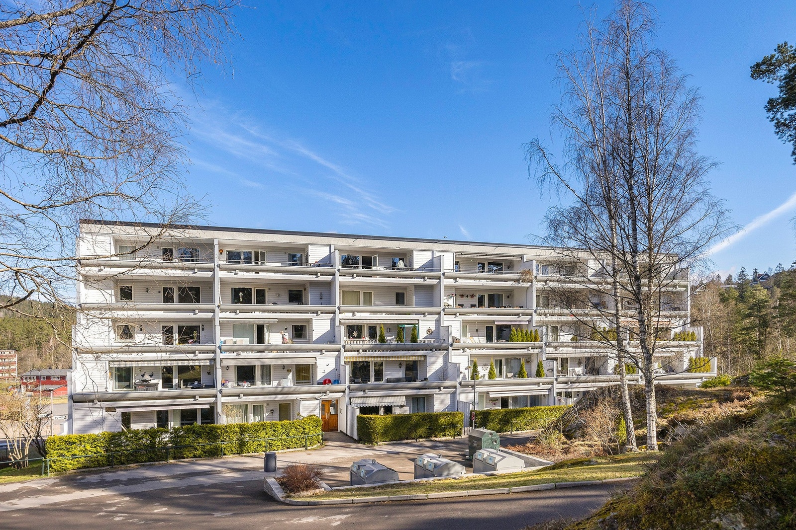 Borettslaget består av 158 andelsleiligheter. Galleribilde