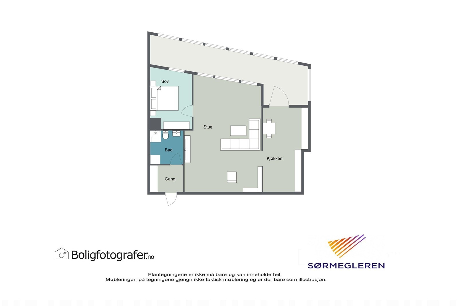 Planløsning 5. etasje Galleribilde
