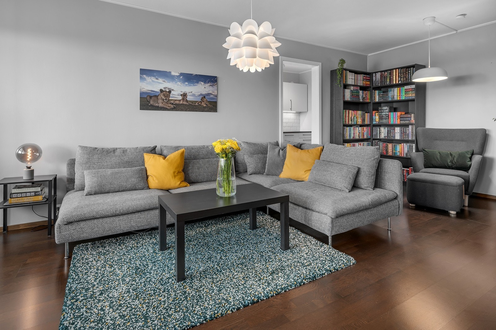 God plass til sofagruppe og annet ønskelig møblement Galleribilde