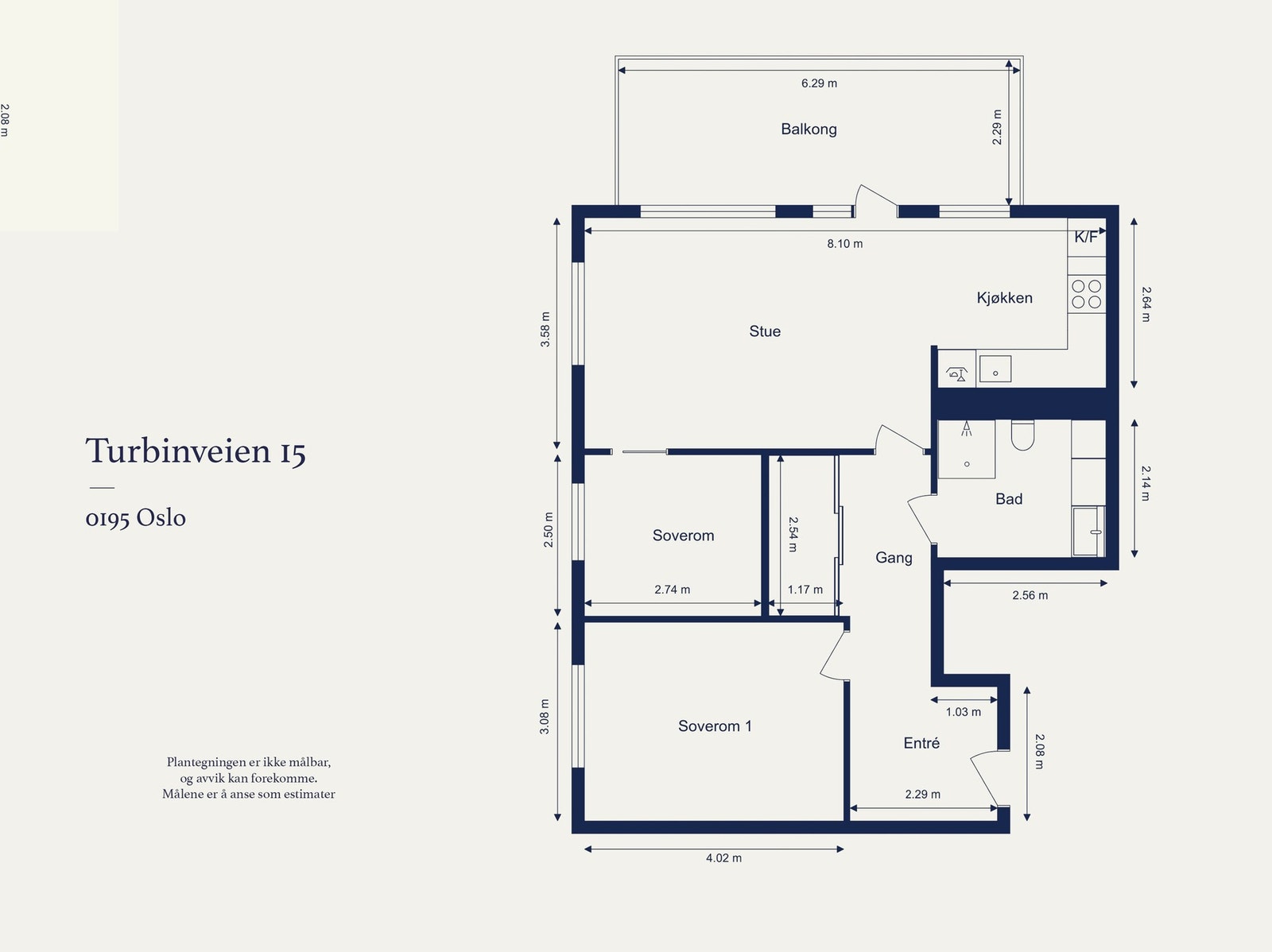 Hjørneleilighet med praktisk planløsning beliggende i 4. etasje. Felles heisadkomst. Galleribilde
