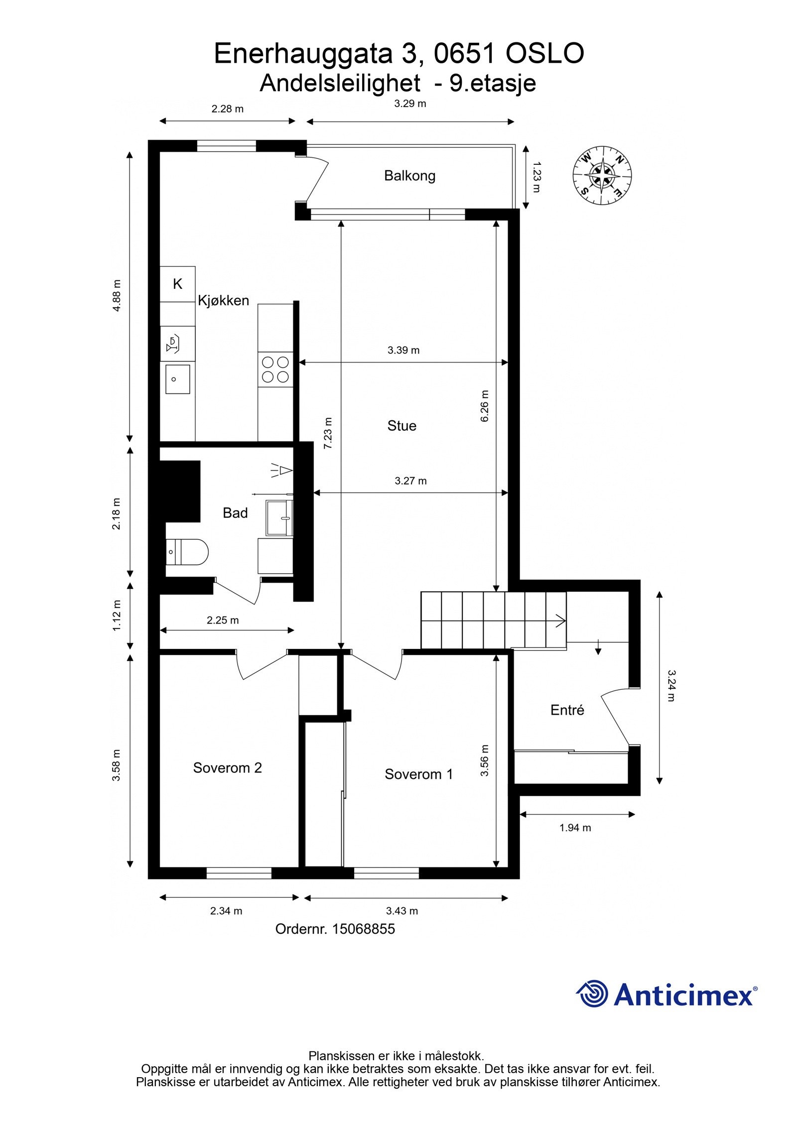 Plantegning-20157503-Andelsleilighet - 9.etasje Galleribilde