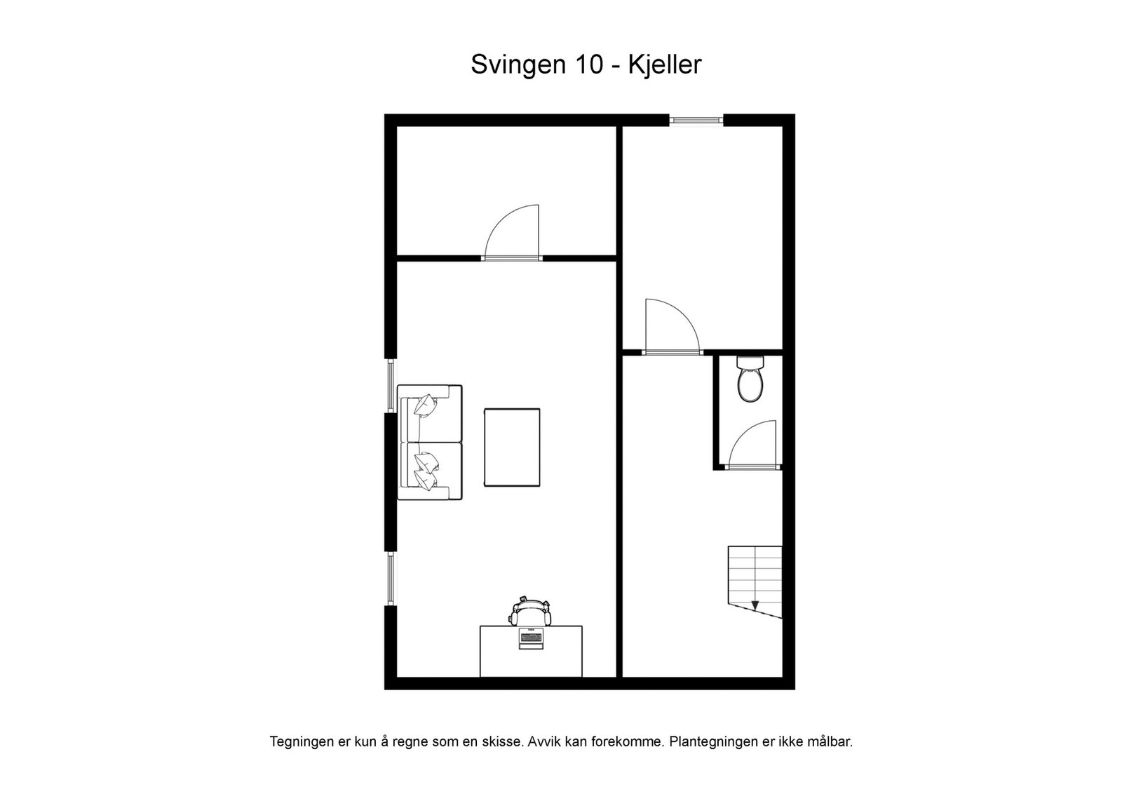 Planløsning kjeller Galleribilde